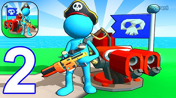 Nation Warfare: Battle Defense - Gameplay Walkthrough Part 2 Stickman Battle Army Commander Game