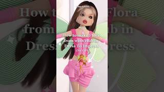 How to make  flora from winx club in dress to impress roblox