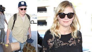 Kirsten Dunst Asked About 'Making Babies' While Leaving L.A. With Fiance Jesse Plemons Kirsten Dunst Asked About 'Making Babies' While Leaving L.A. With Fiance Jesse Plemons
