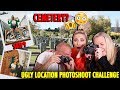 UGLY location photoshoot CHALLENGE -  MUM VS DAD edition!!! 😱😭