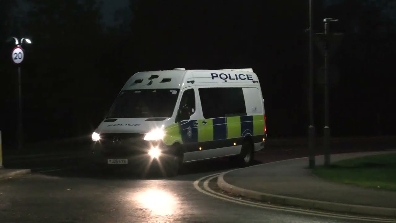 Mercedes Sprinter light demo West Yorkshire Police 
