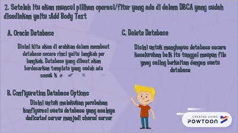 Materi Database Configuration Assistant (DBCA)