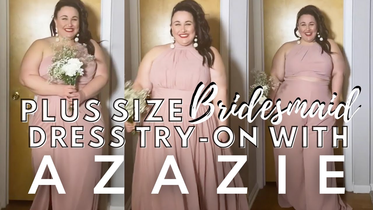 Plus Size Bridesmaid Dress At-Home Try ...