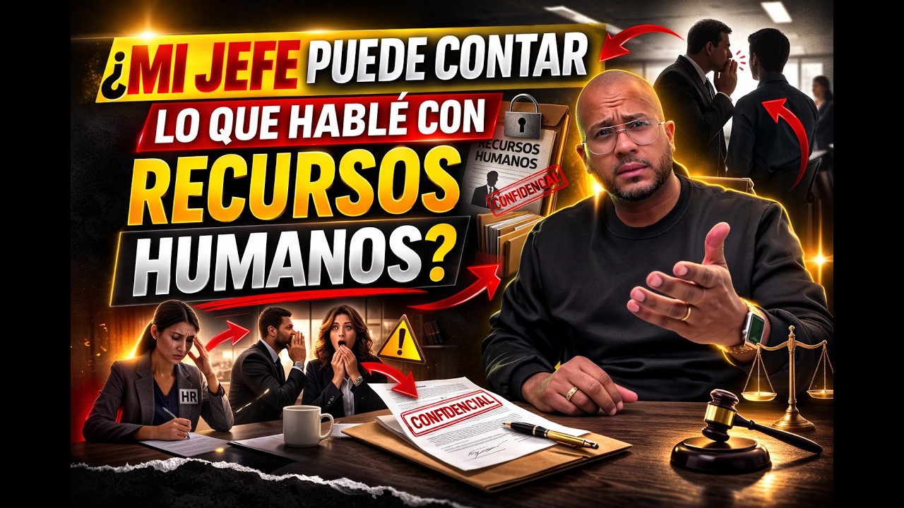¿Mi jefe puede contar lo que hablé con Recursos Humanos?