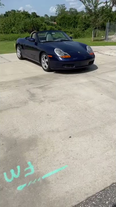 Things about a 20-year-old Porsche Boxster that do NOT make sense #shorts
