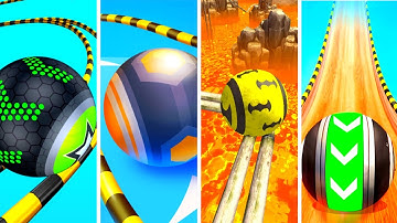 Going Balls vs Action Balls vs Rollance vs Fast Ball Jump - All level gameplay Android, IOS