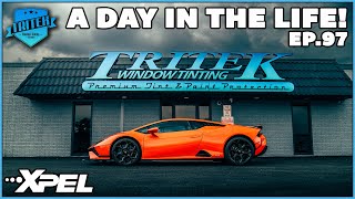 XPEL PPF for Huracan Tecnica, Huracan STO & More | DAY IN THE LIFE EP. 97 | Tritek Tinting Dallas