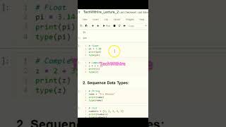 Float data type #coding #python