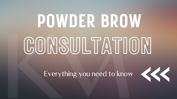 Powder Brow Consultation