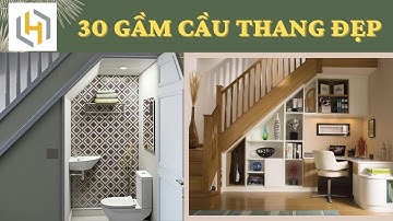 Tuyển chọn 30 mẫu trang trí gầm cầu thang đẹp mê mẩn. Beautiful decorative pattern under the stairs