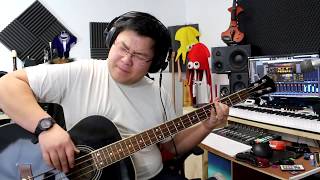 Can we slap on an acoustic bass ?