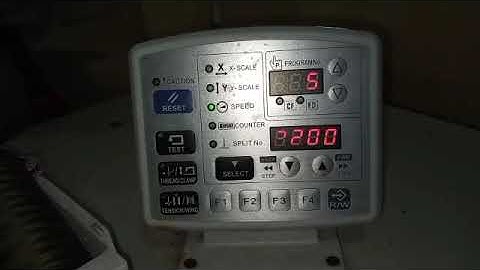 How we Auto test 430d Bartack machine