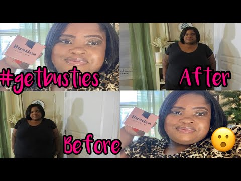 UNBOXING REVIEW : BUSTIES BREAST TAPE REVIEW ON 48DDD DOES IT WORK ON BBW'S