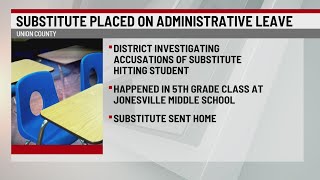 Substitute teacher accused of hitting student, school district investigating