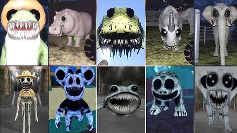 ZOONOMALY- Zoonomaly mobile vs Roblox- All Jumpscares & All Monsters + All Bosses