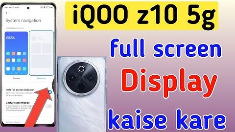 Iqoo z10 5g full screen display setting / Iqoo z10 5g free fire test / Iqoo full screen