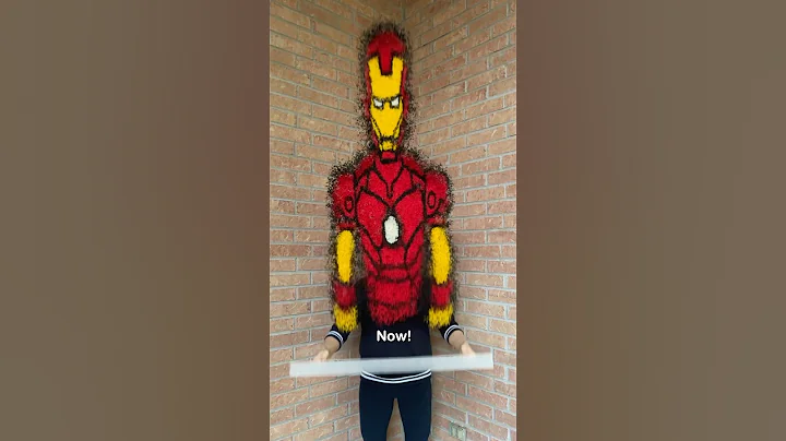 Iron Man Then vs Now! #ironman #avengers #marvel #thenvsnow #riceart #friedriceart