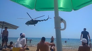 Вертушка над пляжем Южный 🚁