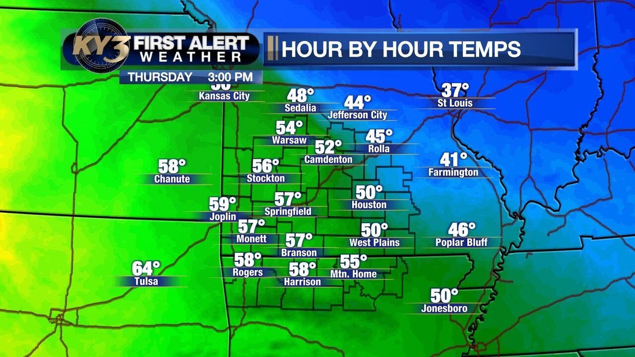 Warm today with a big cool down coming - YouTube