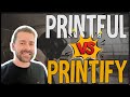 Printful vs printify   print on demand france 