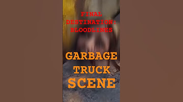 How was the Brutal Garbage Truck Face Crush Scene Filmed?