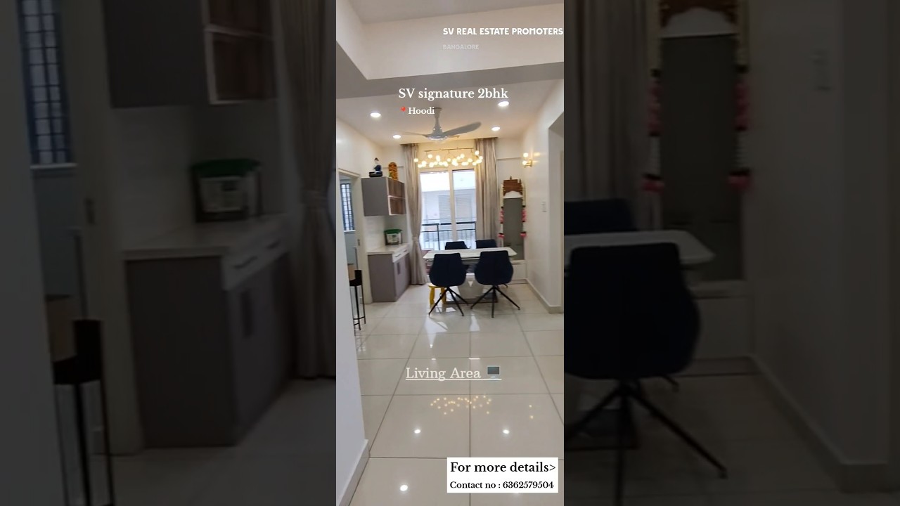 SV SIGNATURE Hoodi 2BHK Flat for rent 