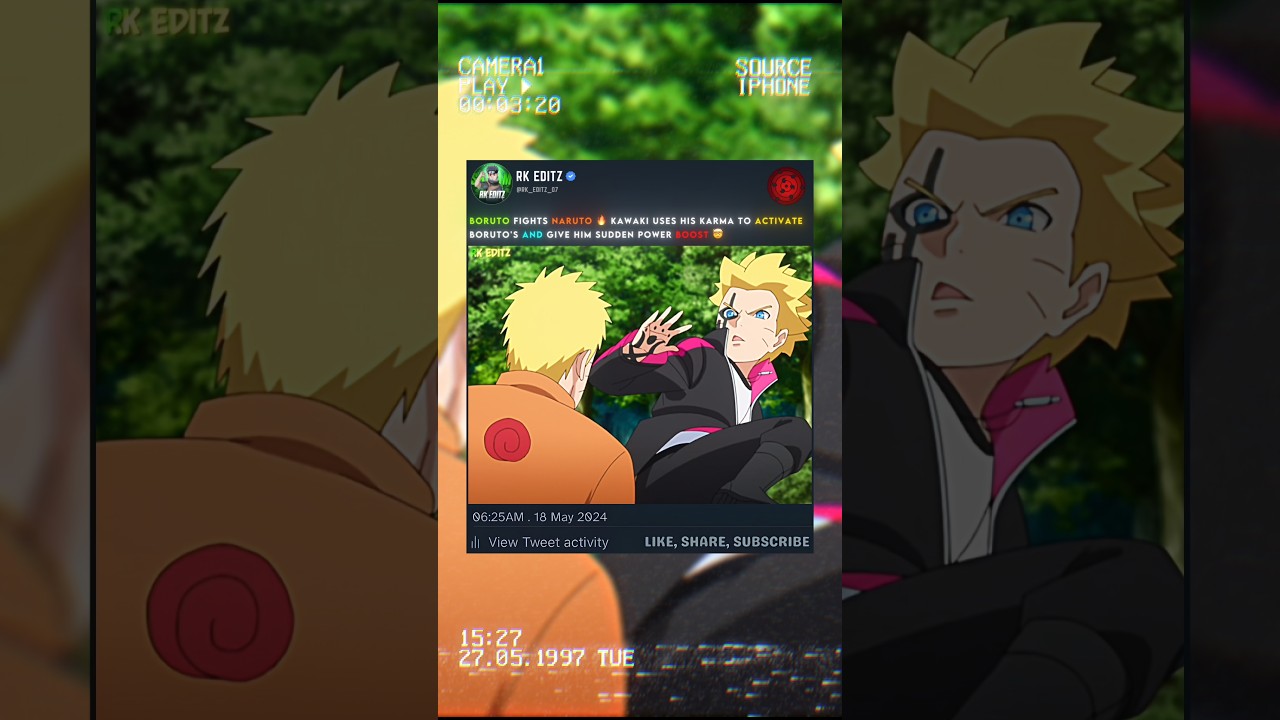 KARMA BORUTO FIGHTS NARUTO 🔥🥶