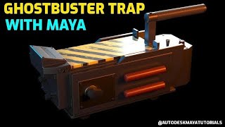 Learn Maya 7: 3D modeling- creating a  ghost buster trap with Maya 2021