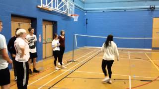 Charlotte Parkes Coaching Badminton