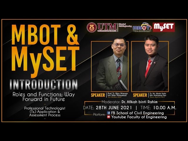 MBOT & MySET :Introduction,Roles & Functions. class=