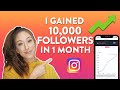 How To Grow FAST On Instagram Using Reels | 10,000 Followers In ONE MONTH