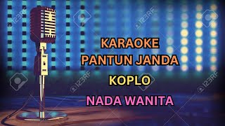KARAOKE PANTUN JANDA KOPLO NADA CEWEK
