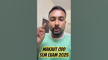 Makaut Odd Semester Exam 2025 || কবে হবে Exam এখনও তো ভর্তি ও শেষ হলো না #wbjee2025 #jelet2025