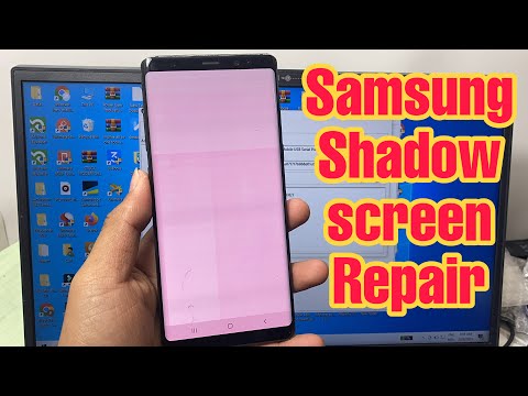 Repair Samsung Note8 Shadow screen, Samsung Note8 Screen red color repair