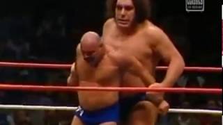 Andre The Giant & Sgt Slaughter Vs Iron Sheik & Nikolai Volkoff