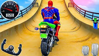 Mega Ramp Stunt Bike Simulator 3D - Motor Bike Motocross Impossible Racing - Android GamePlay #4 screenshot 5