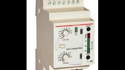 TAMIL Earth leakage relay new explaining 2017