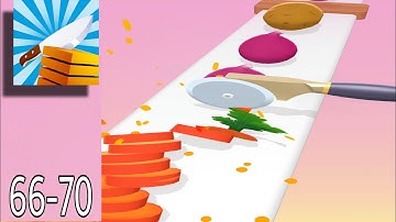 Slice It All - Gameplay android,ios All Levels ( levels 66-70)