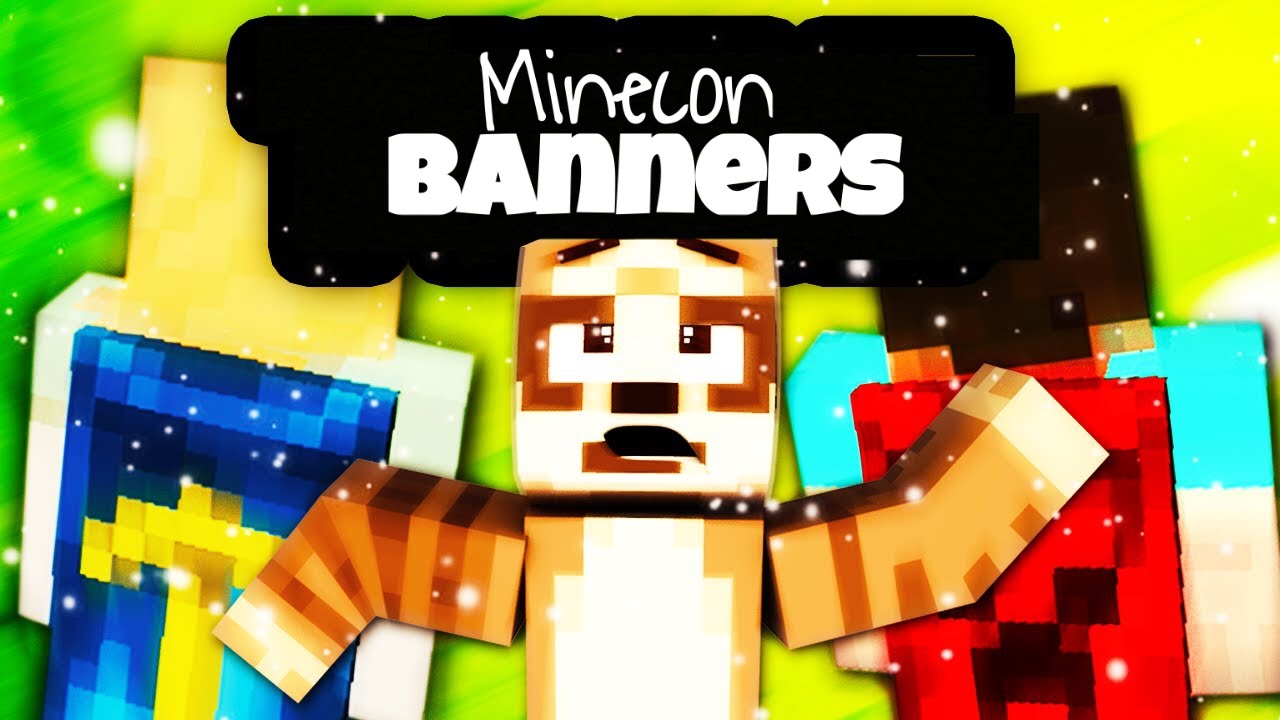 How To Make A Minecon 2016 Banner Youtube