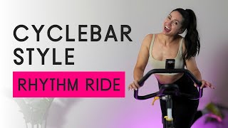 20 Min Indoor Cycling Workout with Arms | CycleBar Style Rhythm Ride at Home