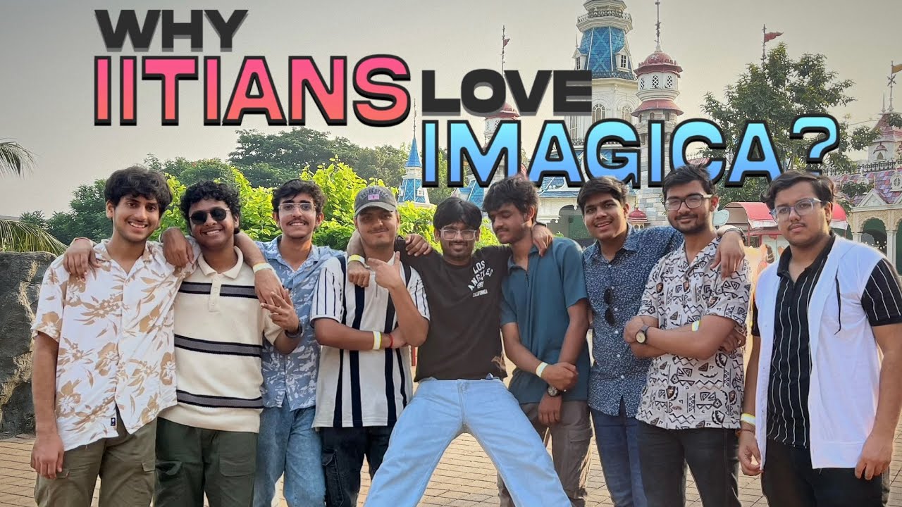 What happens when IITians visit an amusement park? 🤷‍♂️| Imagica Vlog | #imagica #iitbombay