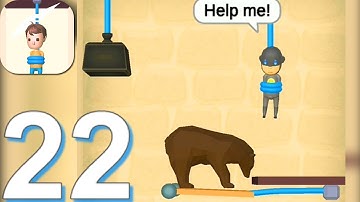 Rescue Cut - Rope Puzzle - Gameplay Walkthrough Part 22 All Levels 611-651 (Android Gameplay)