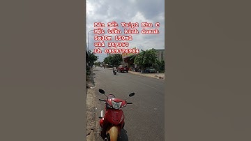 Bán Đất Vsip2 Khu C Mặt tiền kinh doanh- Lô C18 ĐƯỜNG N7 KHU C VSIP 2 VĨNH TÂN