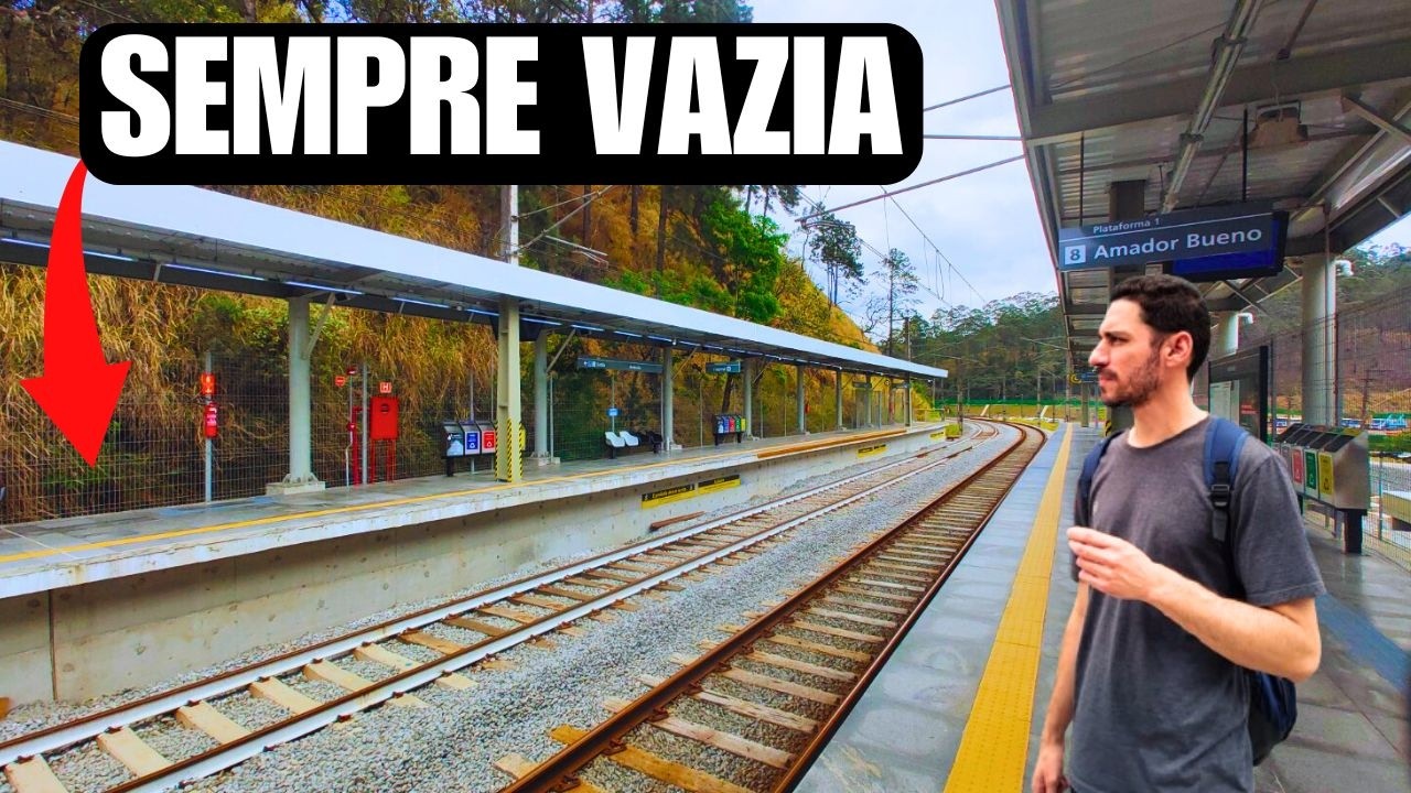 Por que SÓ 500 pessoas usam essas estação? 