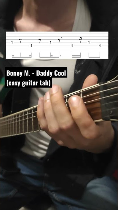 Easy guitar tab: Boney M. - Daddy Cool