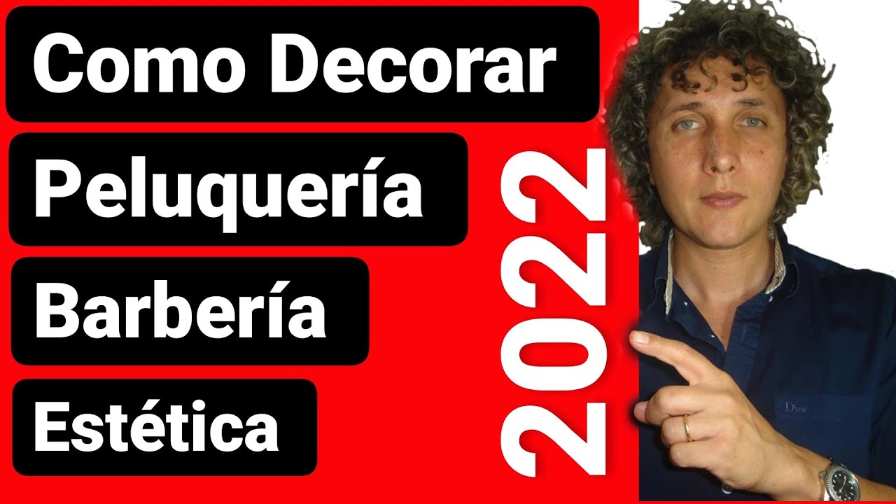 Como DECORAR una PELUQUERÍA 2022 🔴 [ Barbería o Estéticas ]