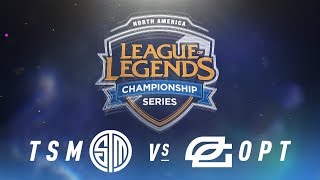 TSM vs. OPT - Week 2 Day 1 | NA LCS Spring Split | TSM vs. OpTic Gaming (2018)