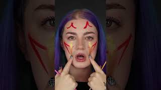Crazy devil makeup transformation 👹