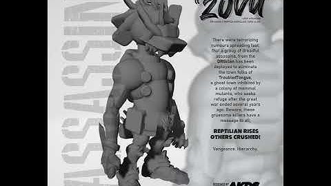 3D character design using TinkerCAD - "DRG CLAN LEAD ASSASSIN, ZOVU"