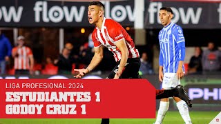 Estudiantes 1-1 Godoy Cruz | Liga Profesional 2024 - Fecha 4